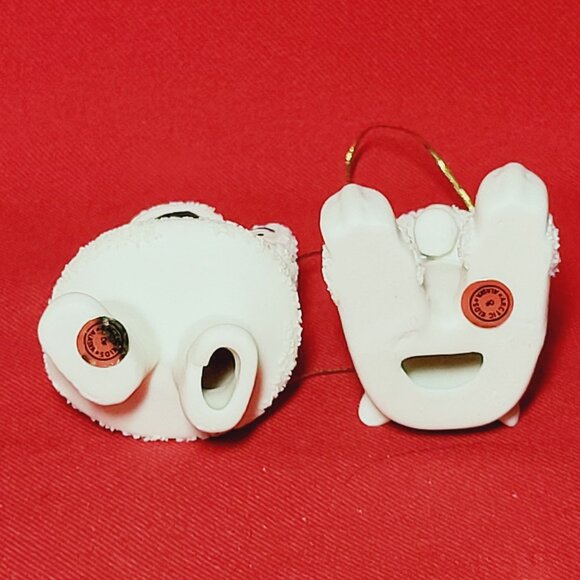 Arctic Kids Of Alaska Snow Babies Christmas Ornaments Set of 2 - Picture 7 of 11